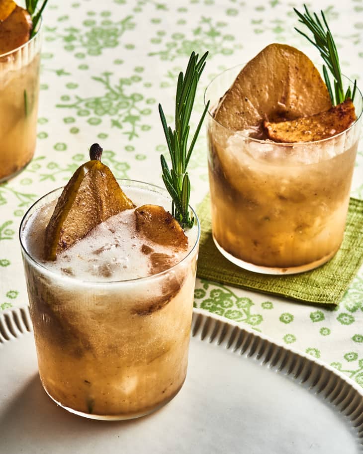Shanika GrahamWhite's Maple Roasted Pear and Apple Mocktail Kitchn